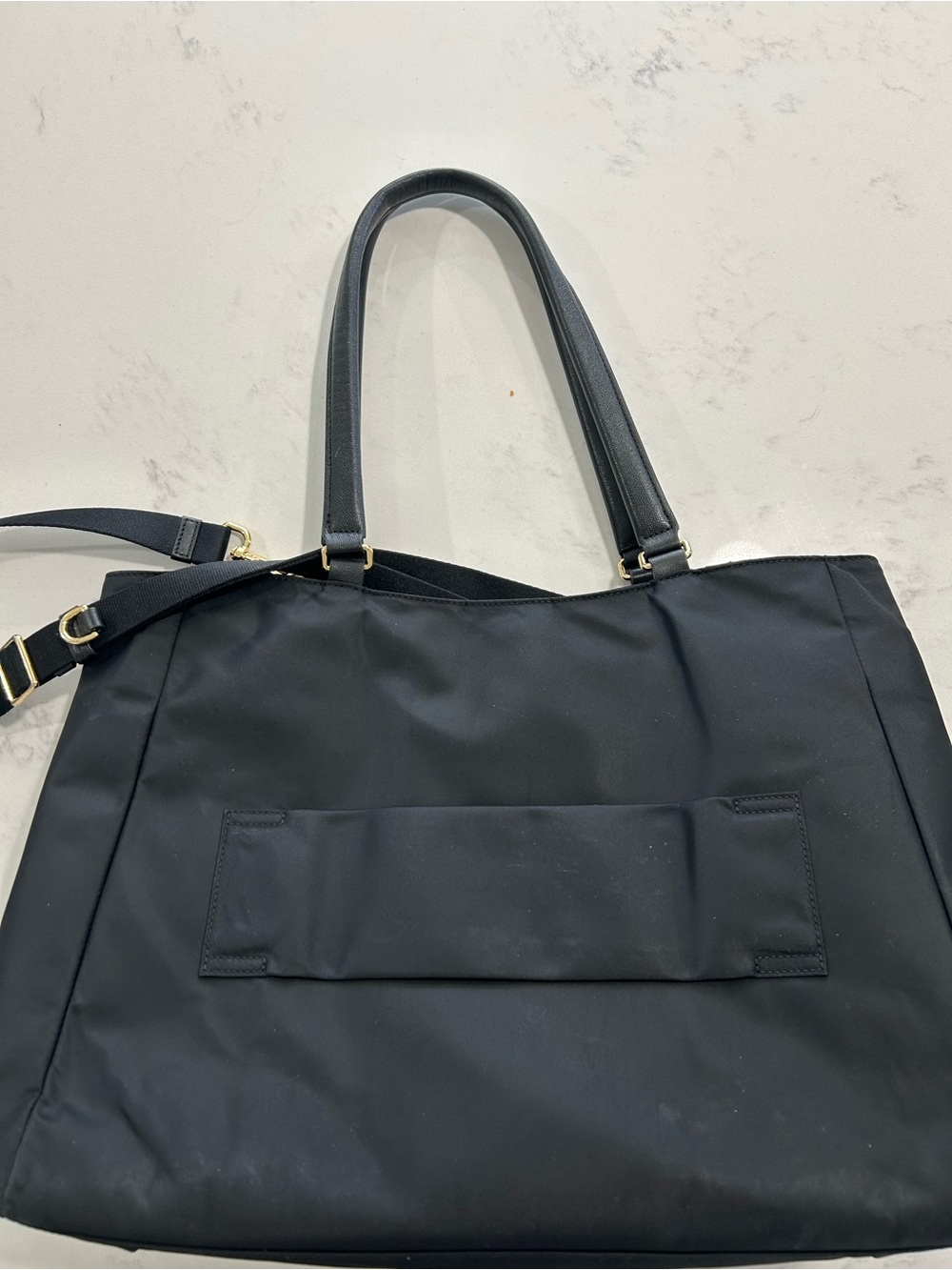 TUMI Voyager Valletta Large Black Tote with Gold Hardware - Picture 3 of 12